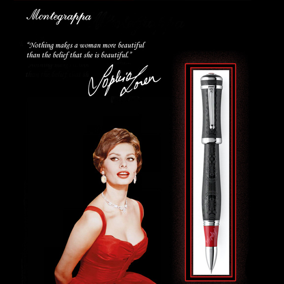 montegrappa-sophia-loren-rollerball-black-and-silver--isiclrsc