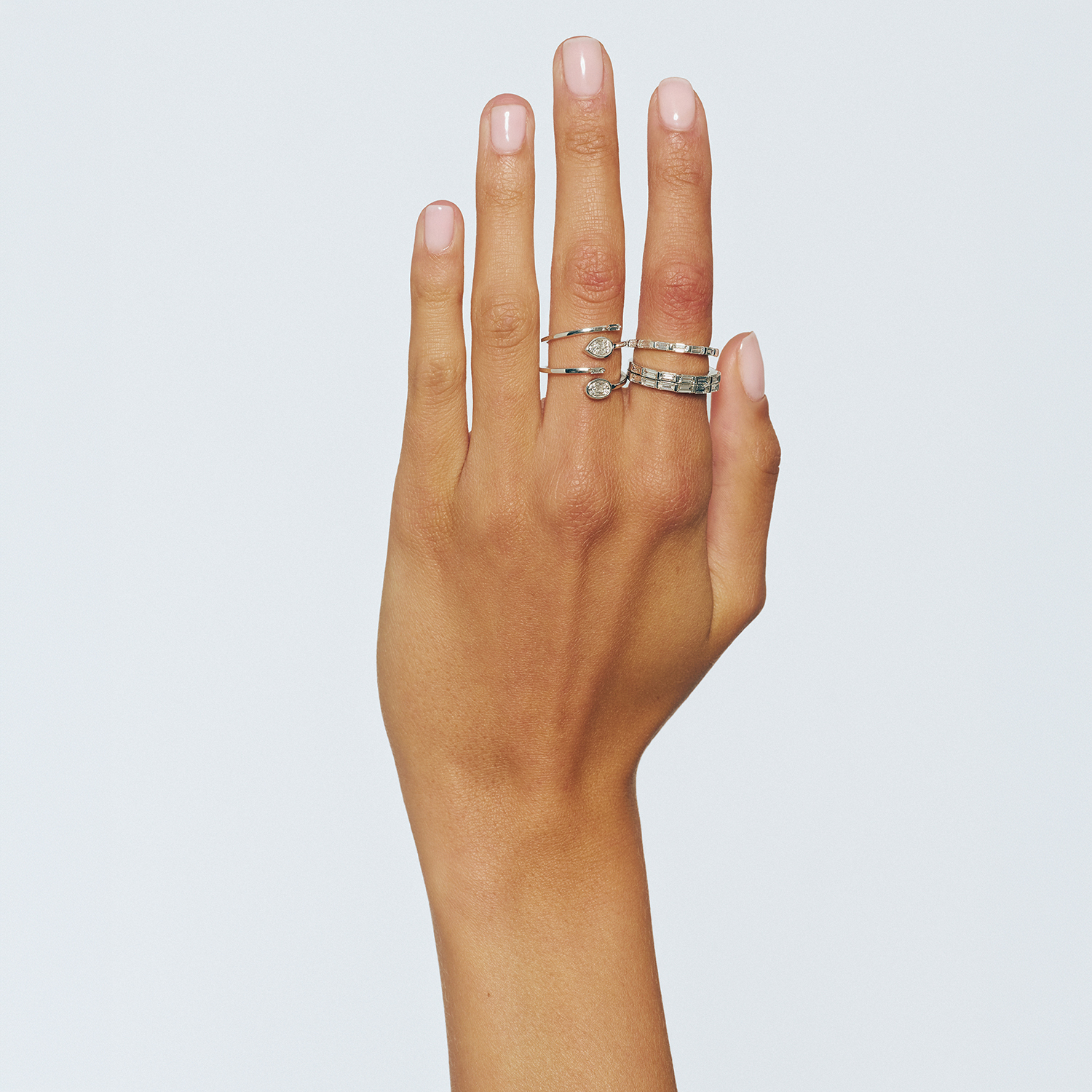 WHITE GOLD K18 WITH DIAMONDS