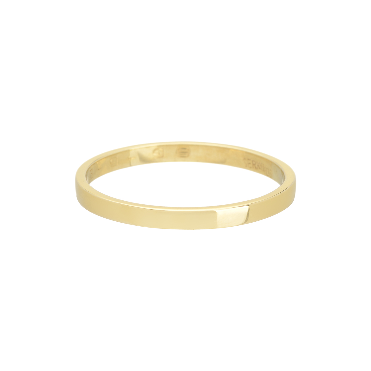 YELLOW GOLD WEDDING RING K18