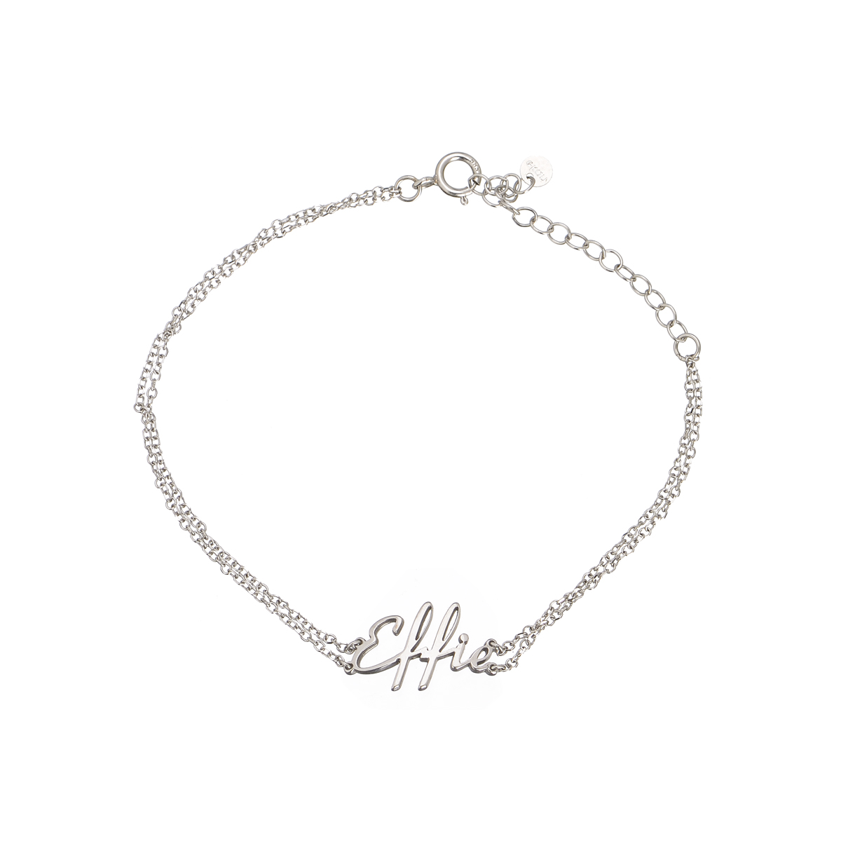 WHITE GOLD BRACELET K14 WITH NAME EFFIE