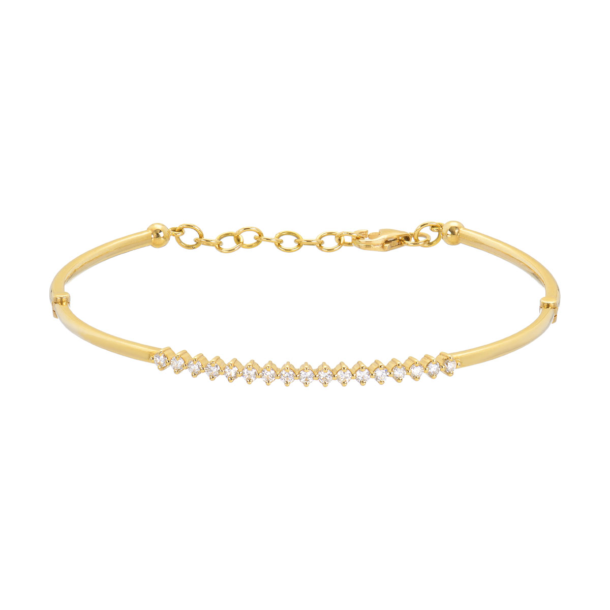 DIAMOND BRACELET K18 YELLOW GOLD