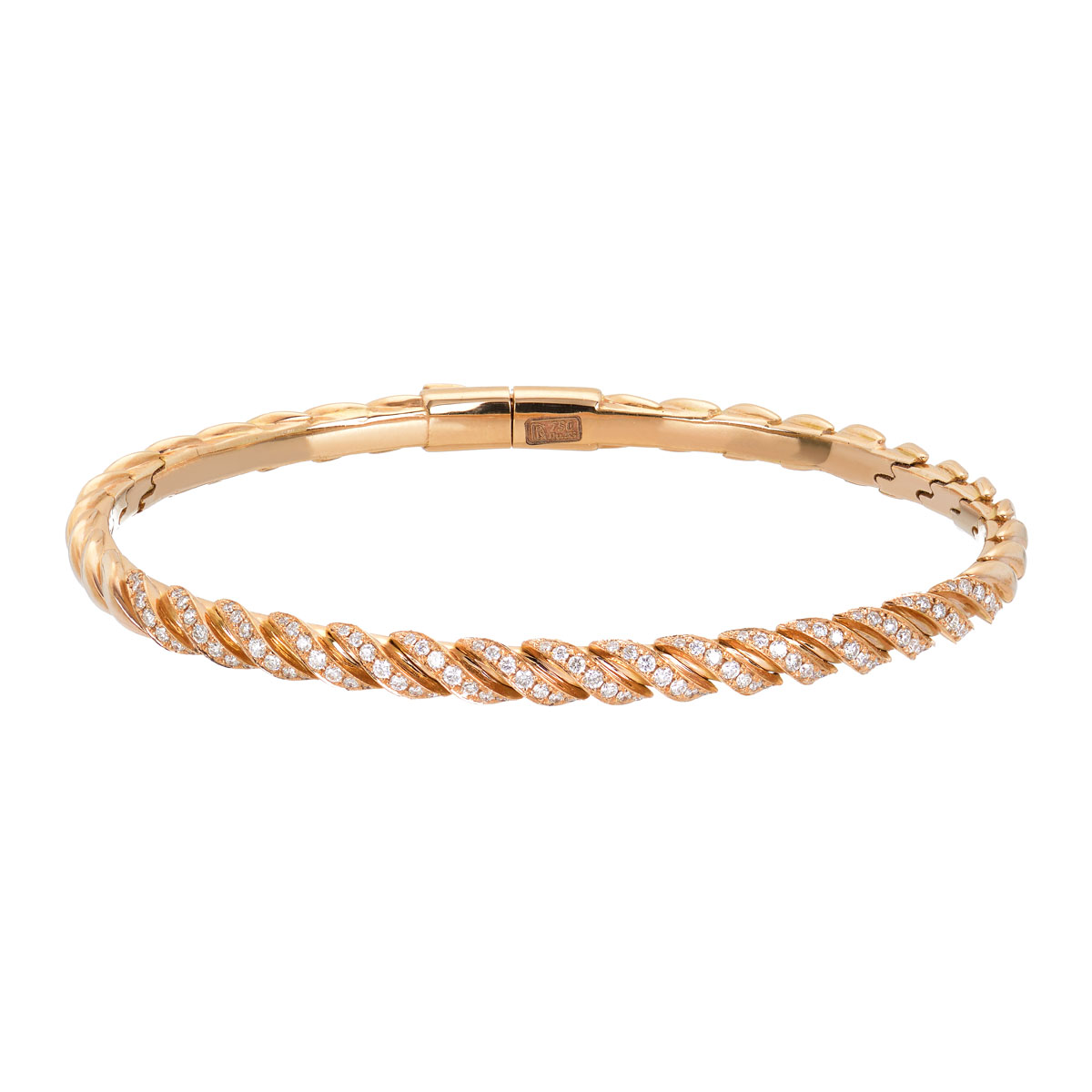 DIAMOND BRACELET K18 ROSE GOLD