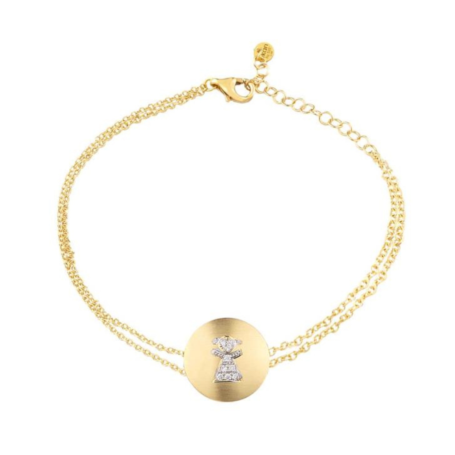 DIAMOND GIRL BRACELET 14K YELLOW GOLD