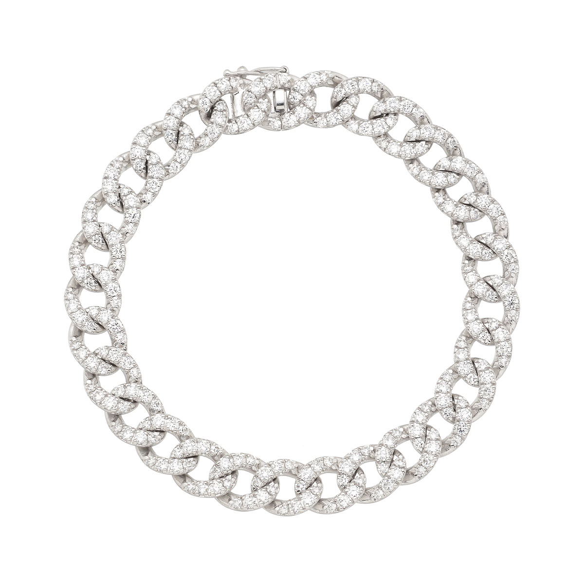 DIAMOND BRACELET 18K WHITE GOLD
