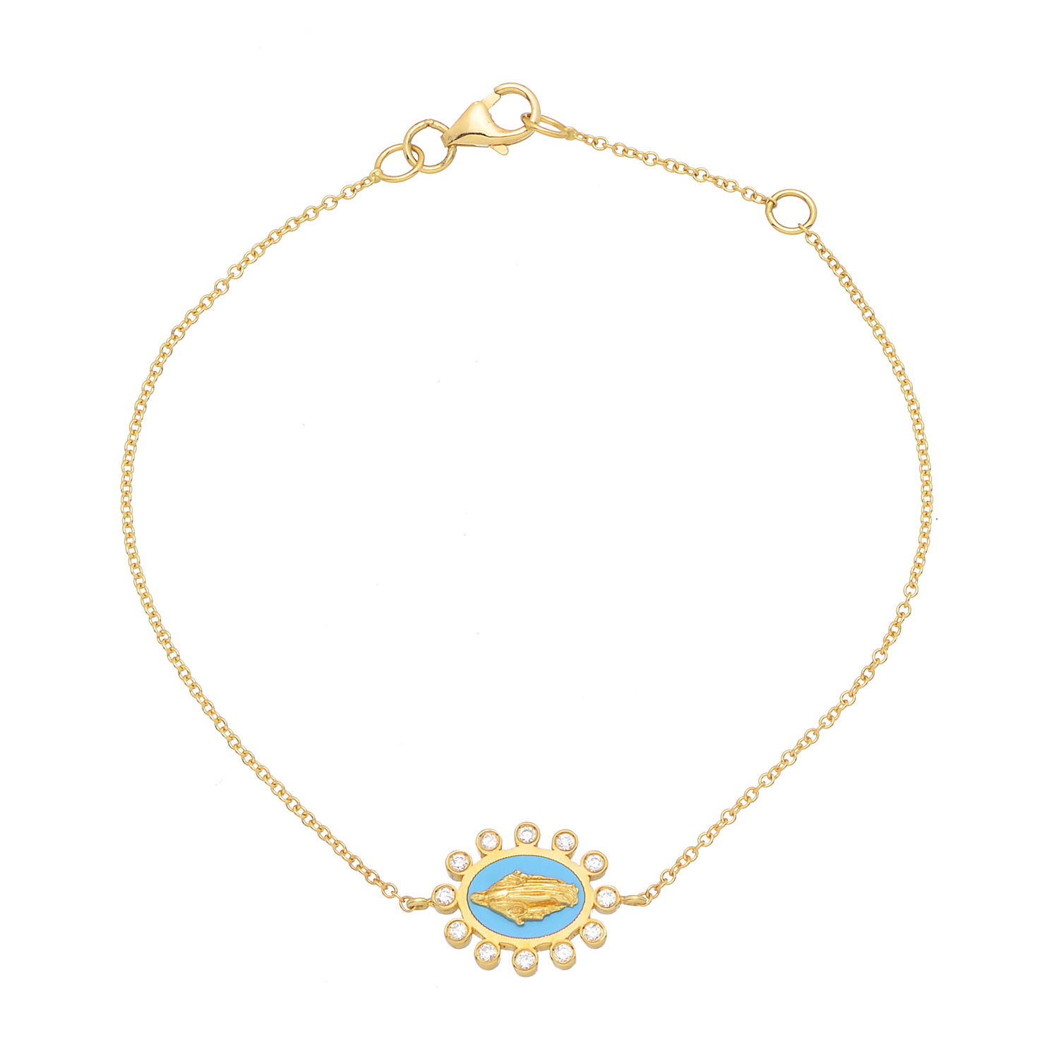 MADONNA DIAMOND BRACELET 18K YELLOW GOLD