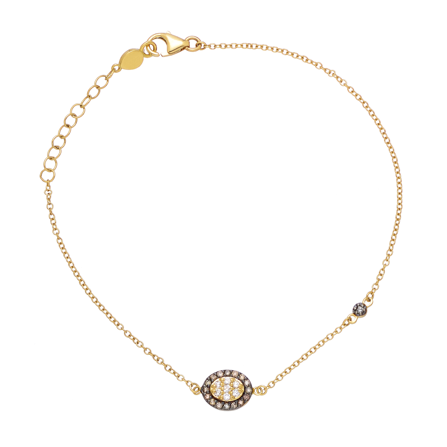 DIAMOND BRACELET 18K YELLOW GOLD
