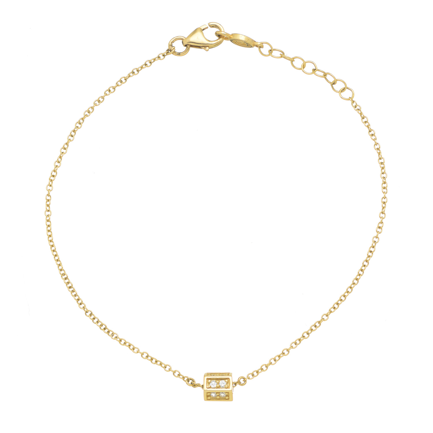 18K GOLD BRACELET WITH DIAMONDS