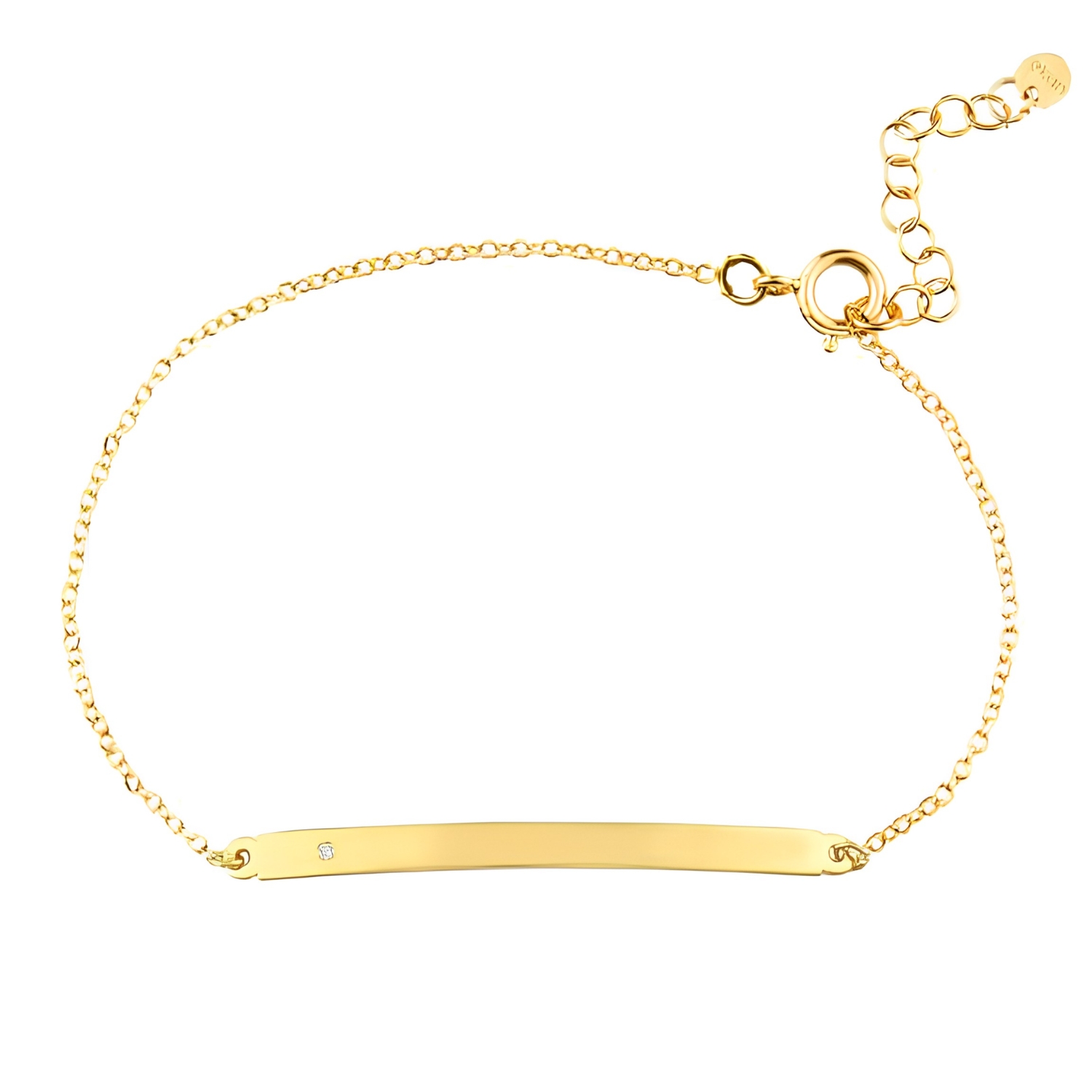 BRACELET GOLD K14 WITH DIAMOND