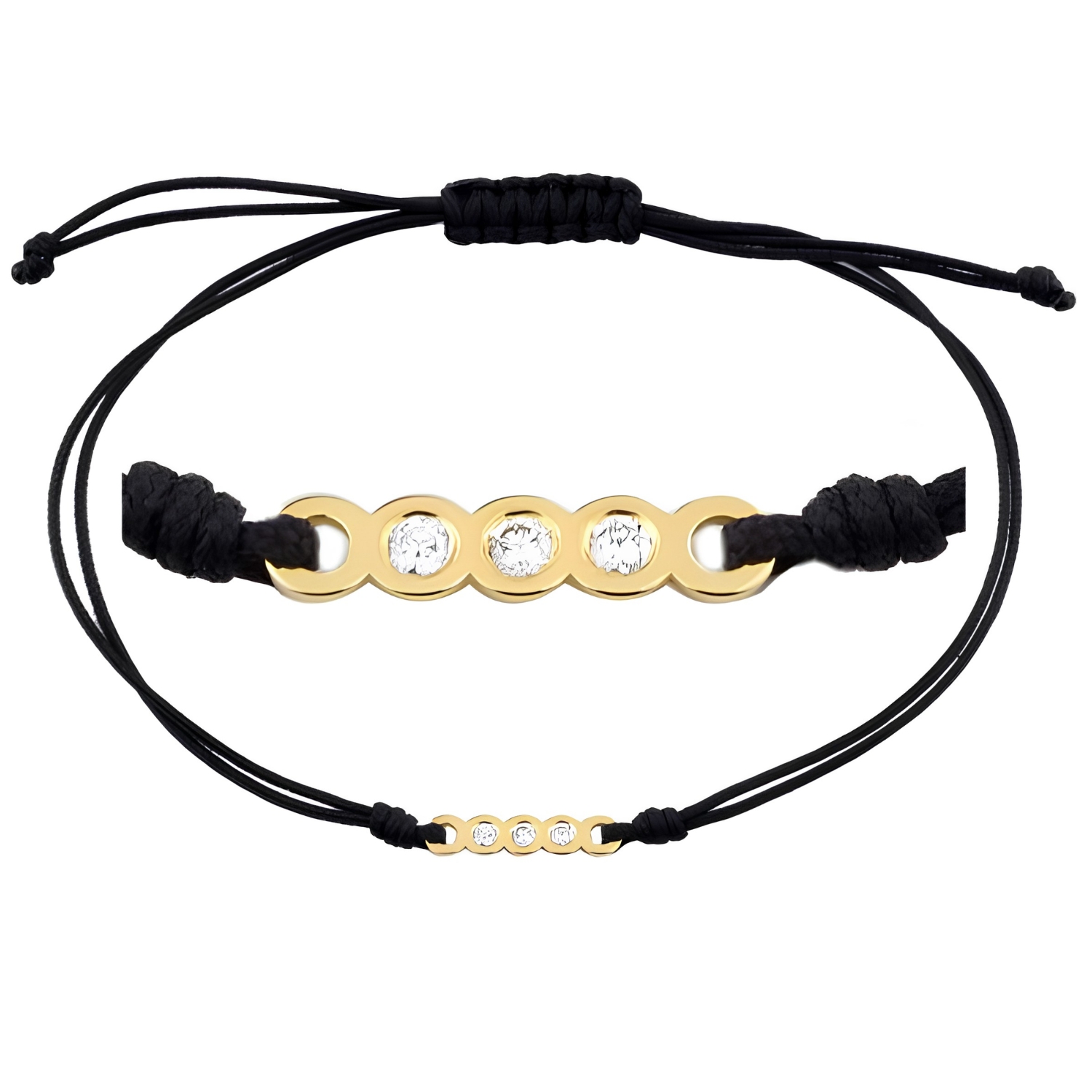 BRACELET GOLD K14 WITH DIAMONDS