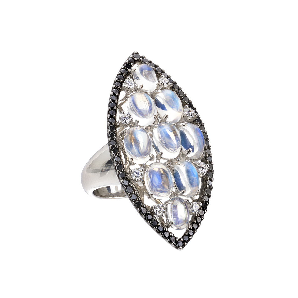 DIAMOND RING 18K WHITE GOLD
