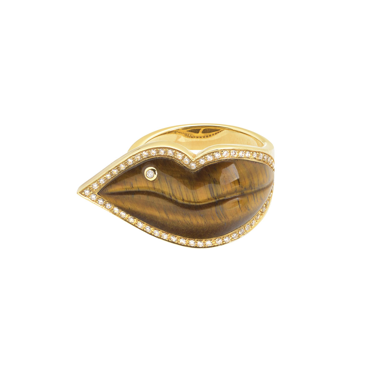 DIAMOND RING 18K YELLOW GOLD