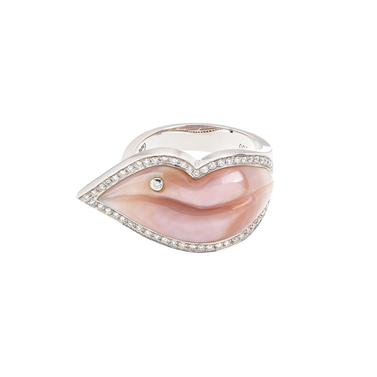 DIAMOND RING 18K WHITE GOLD