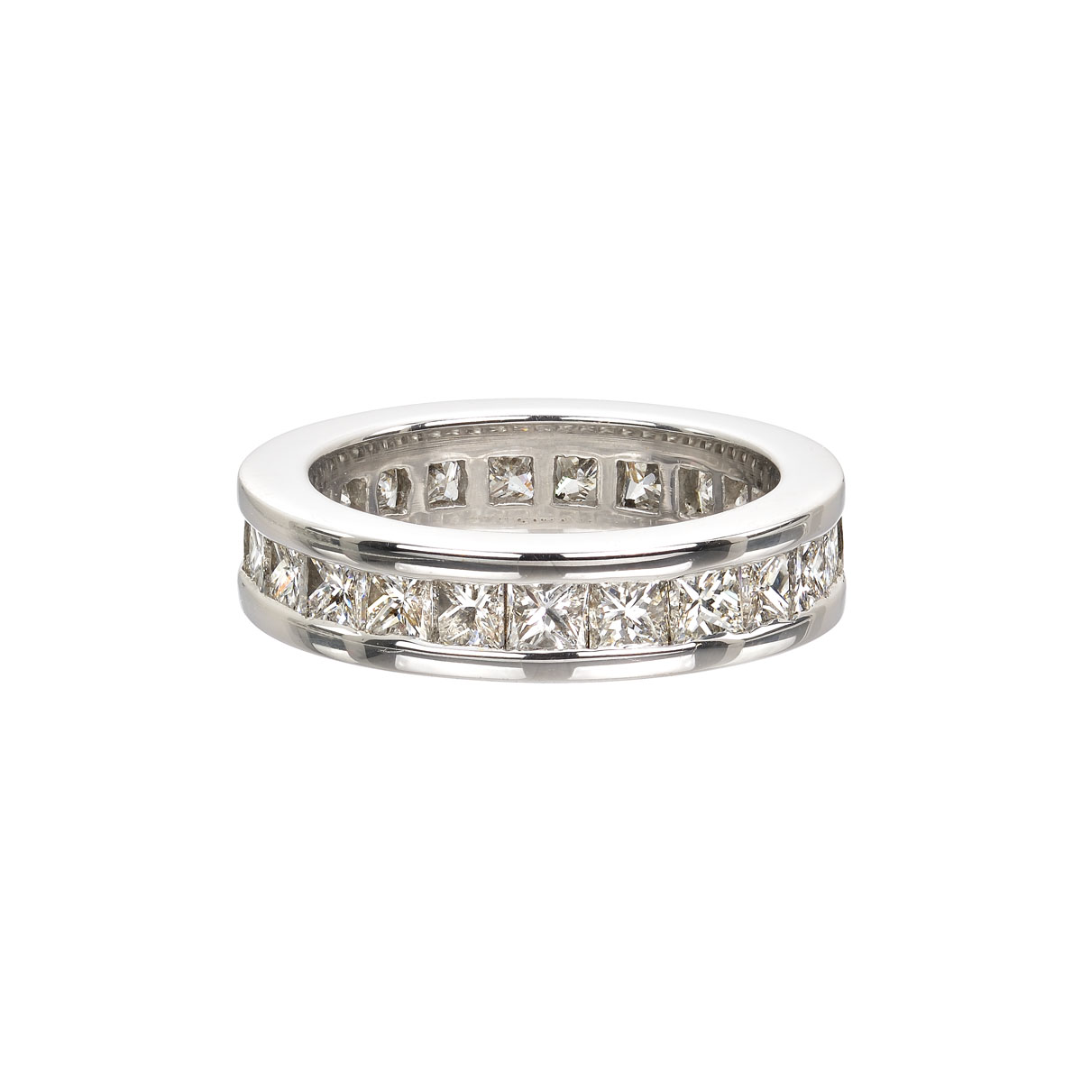 ETERNITY DIAMOND RING 18K WHITE GOLD