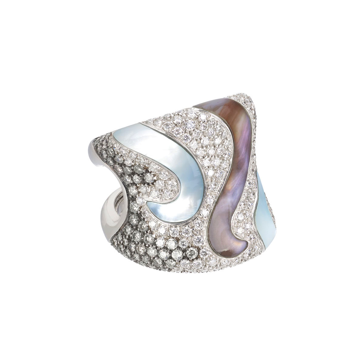DIAMOND RING 18K WHITE GOLD