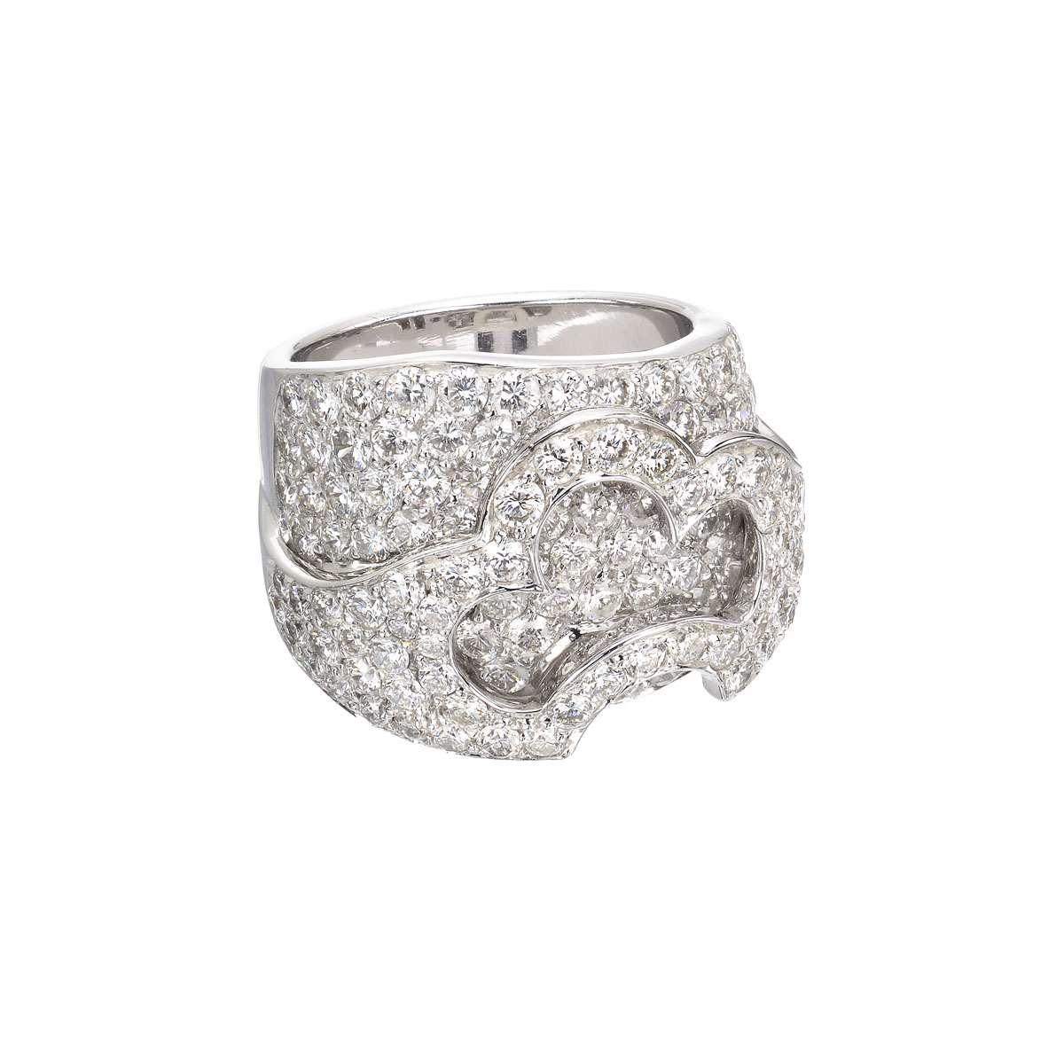 DIAMOND RING 18K WHITE GOLD