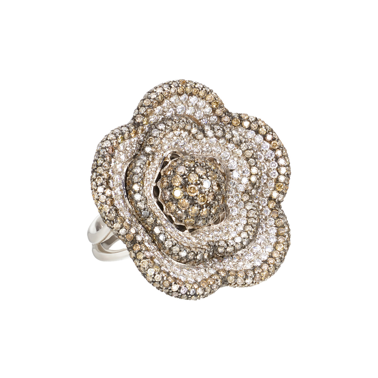 DIAMOND RING 18K WHITE GOLD