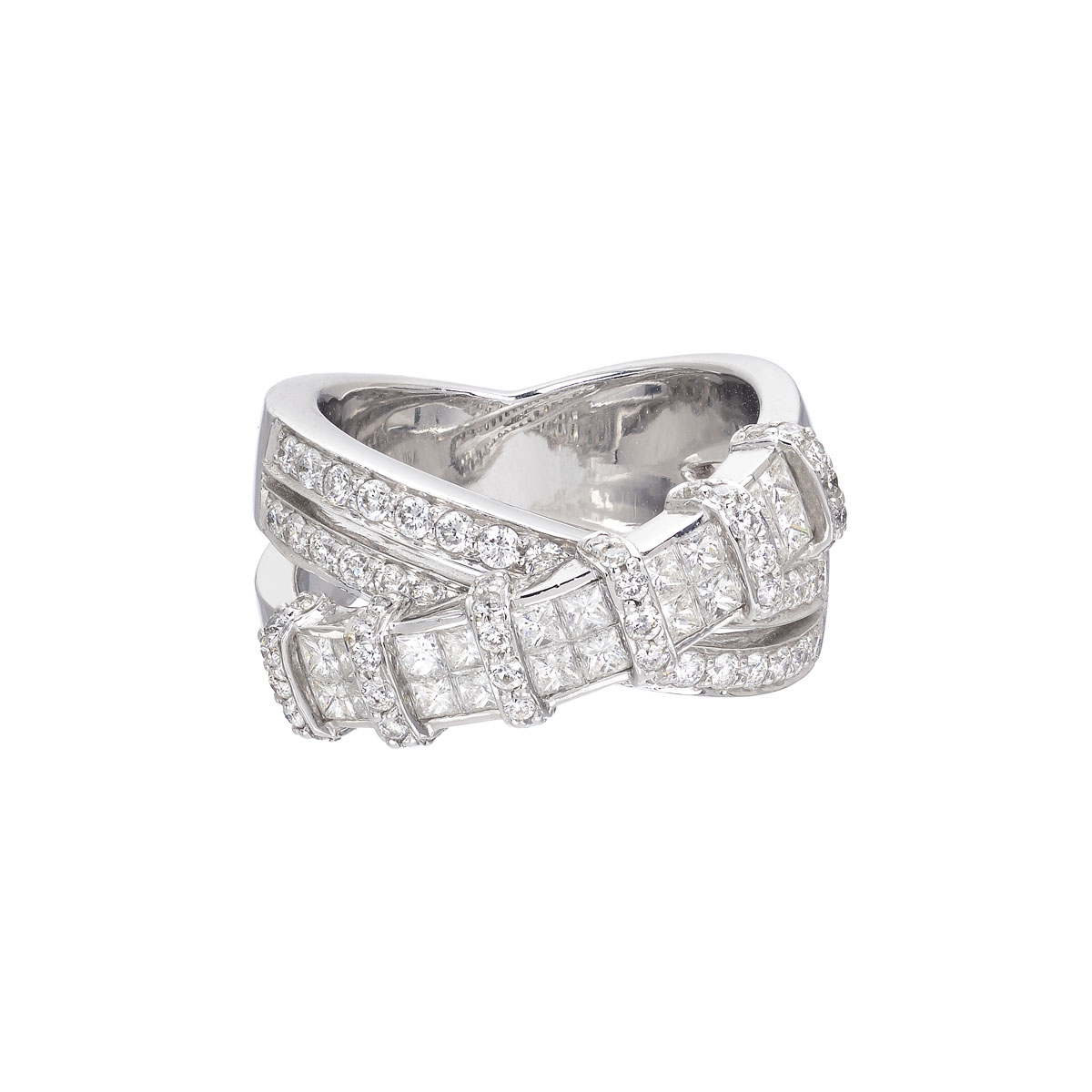 DIAMOND RING 18K WHITE GOLD