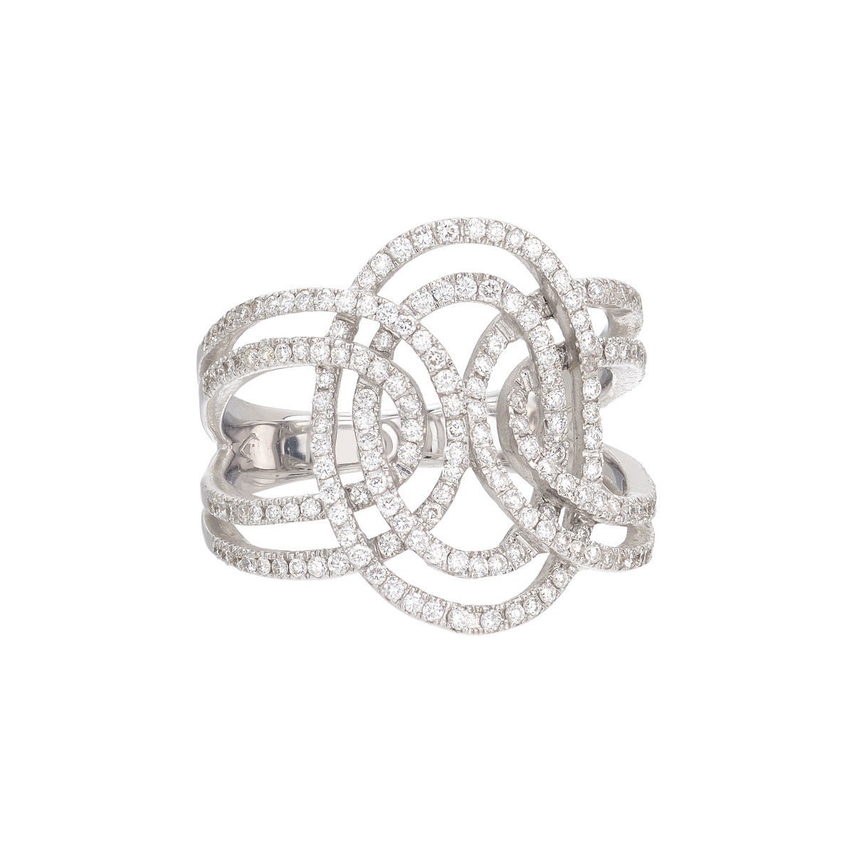 DIAMOND RING 18K WHITE GOLD