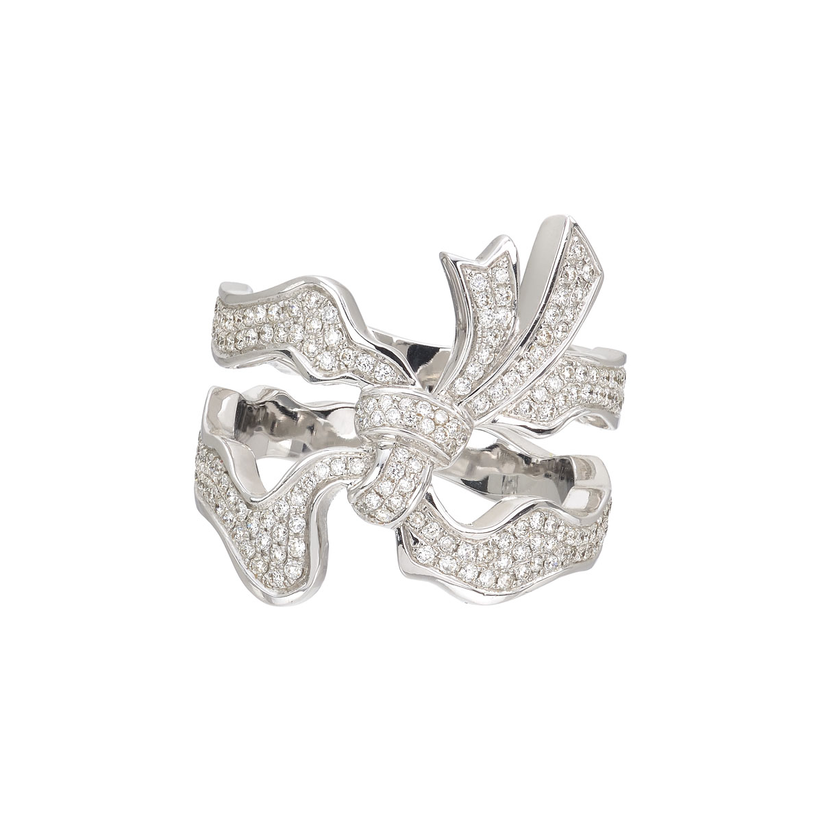 DIAMOND RING 18K WHITE GOLD