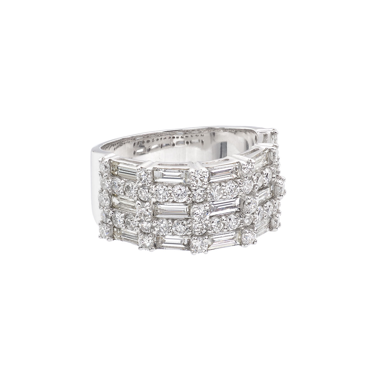 DIAMOND RING 18K WHITE GOLD