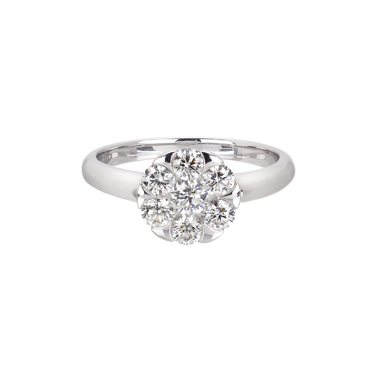 DIAMOND RING 18K WHITE GOLD