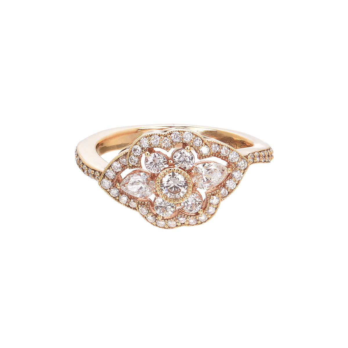DIAMOND RING 18K ROSE GOLD