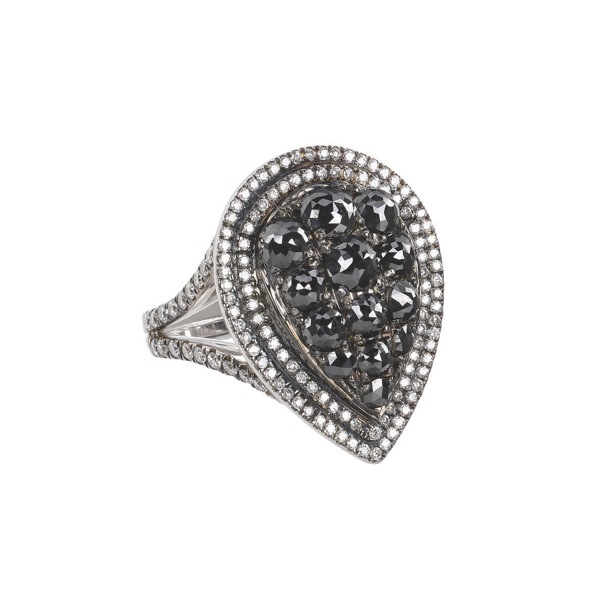 DIAMOND RING 18K WHITE GOLD