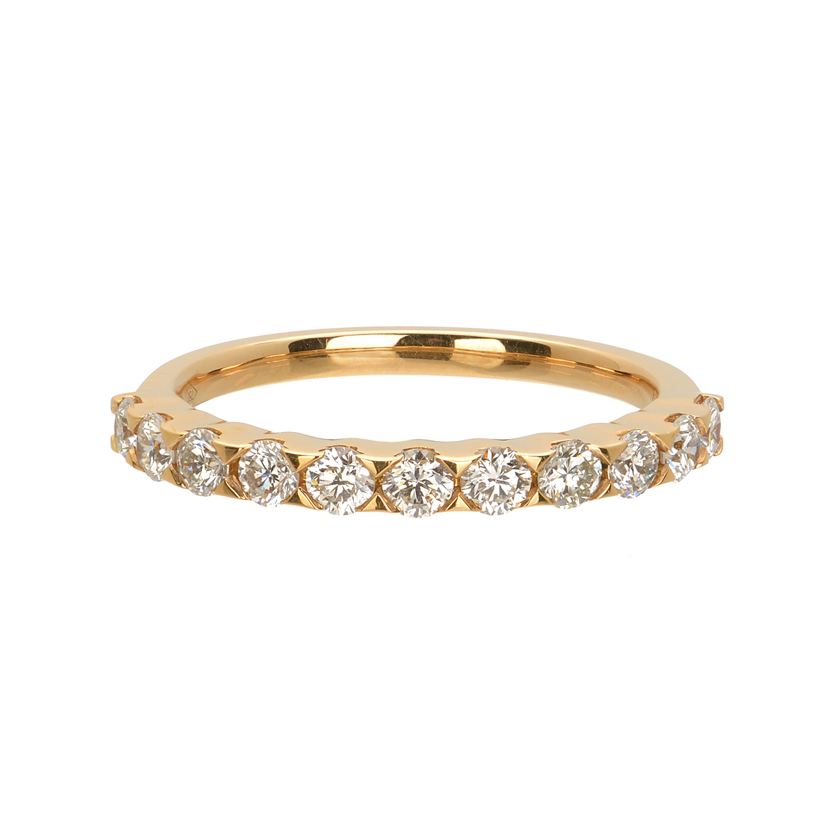K18 ROSE GOLD DIAMOND RING