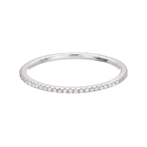 ETERNITY DIAMOND RING 18K WHITE GOLD