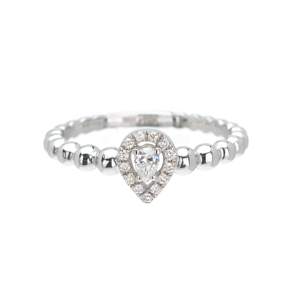 18K WHITE GOLD RING WITH BRILLIANT DIAMOND