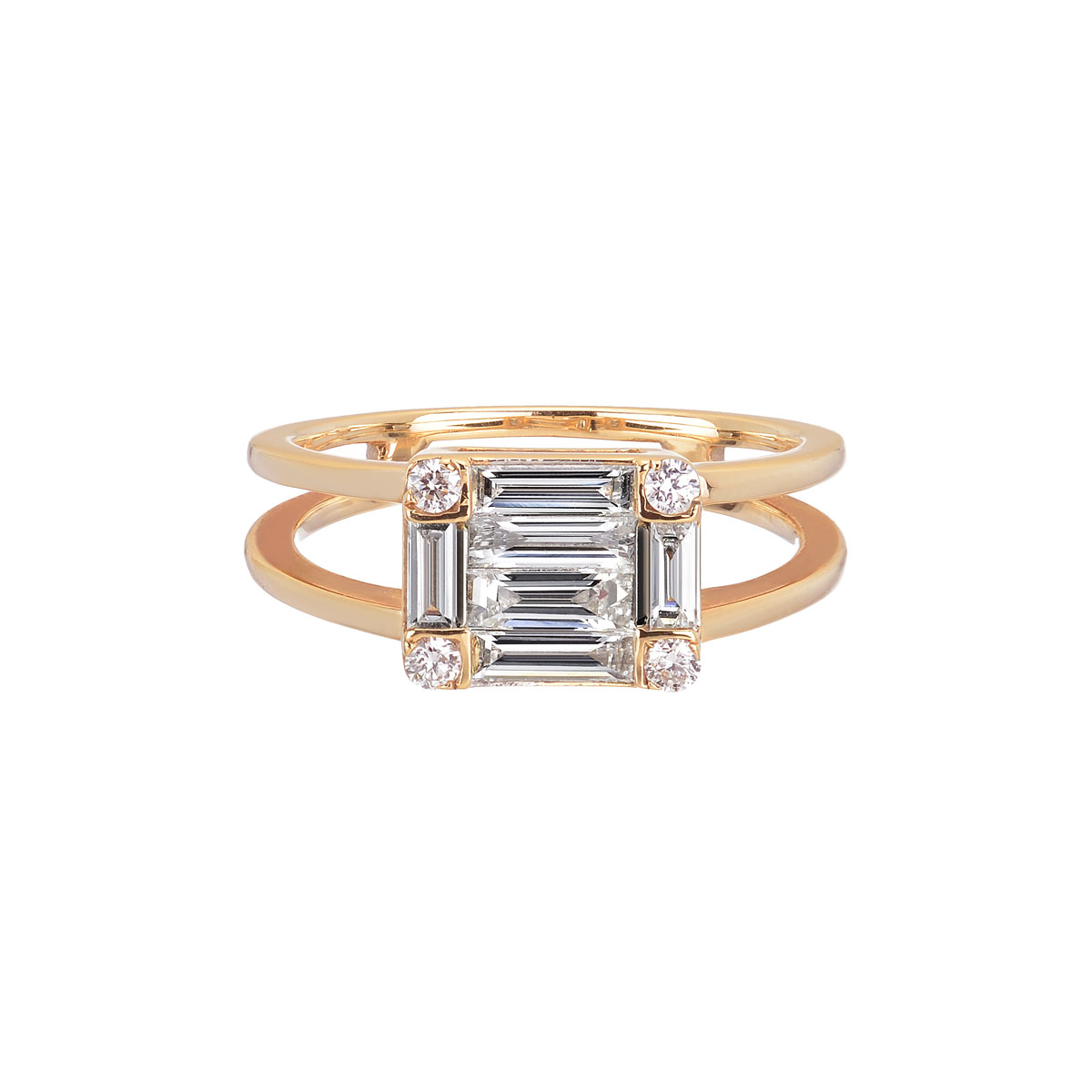 DIAMOND RING 18K ROSE GOLD
