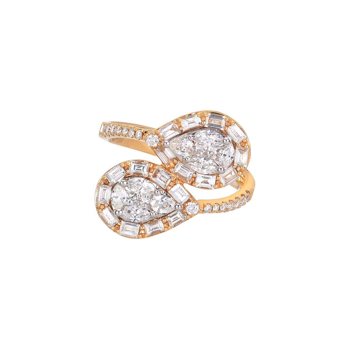 DIAMOND RING 18K ROSE GOLD