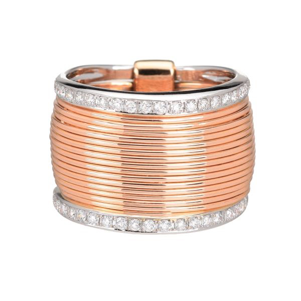 ROSE GOLD K18 WITH DIAMONDS