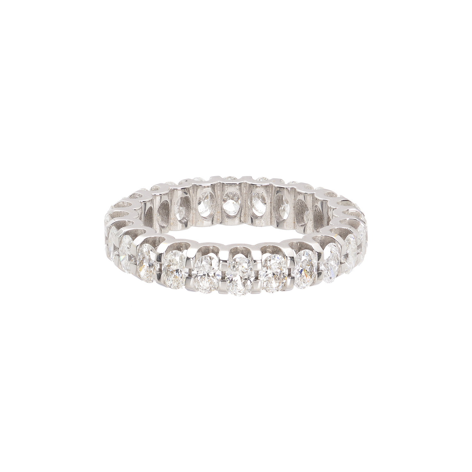ETERNITY DIAMOND RING 18K WHITE GOLD