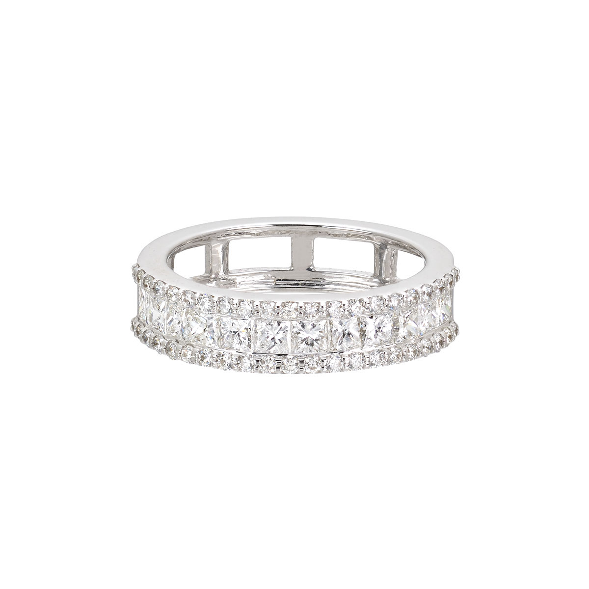 DIAMOND RING 18K WHITE GOLD
