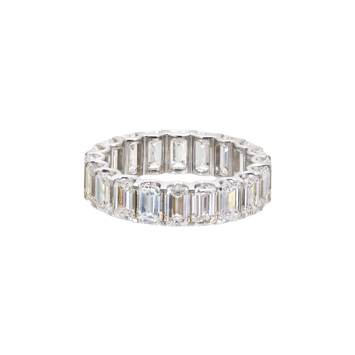 ETERNITY DIAMOND RING 18K WHITE GOLD
