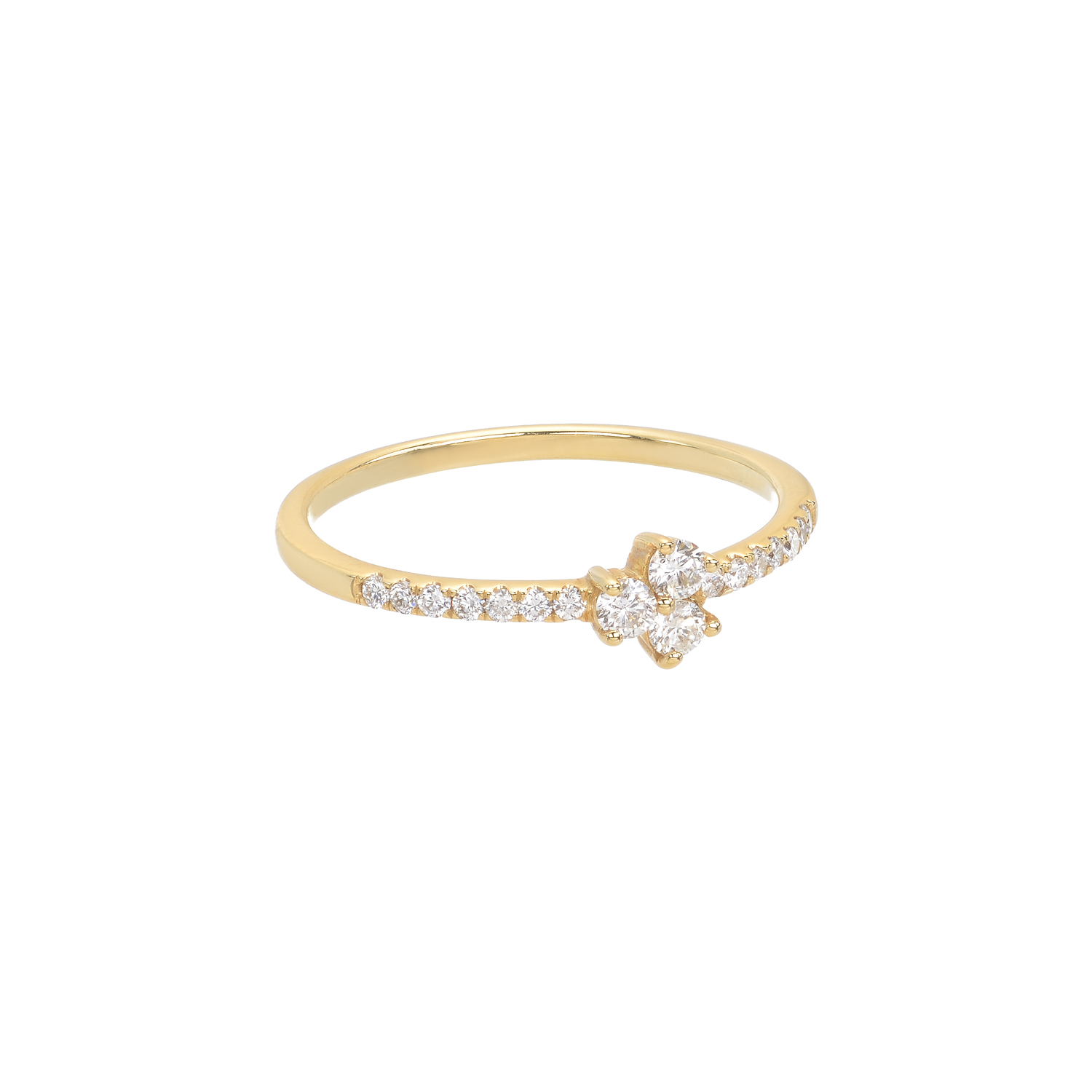 DIAMOND RING 18K YELLOW GOLD