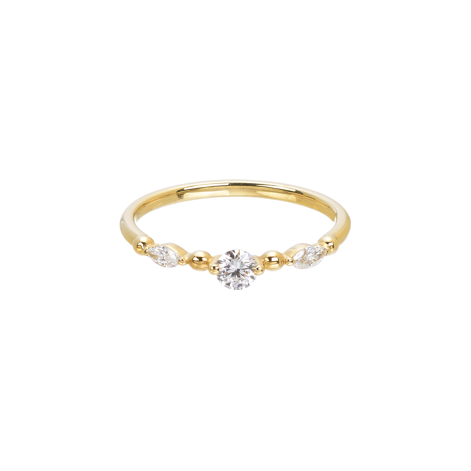 DIAMOND RING 18K YELLOW GOLD