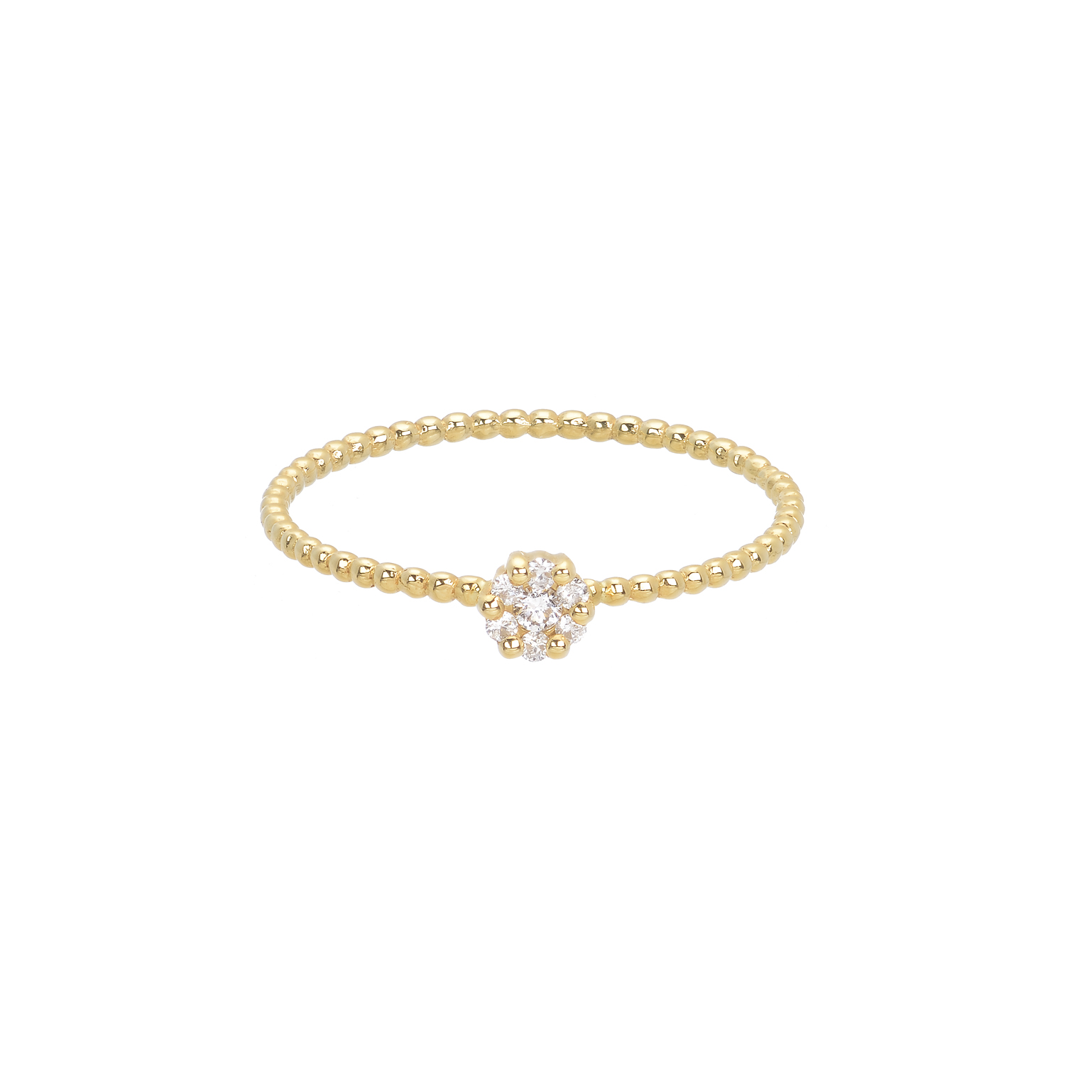 DIAMOND RING 18K YELLOW GOLD