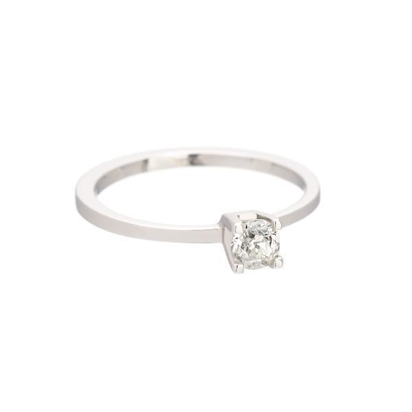 18K SOLITAIRE RING WITH BRILLIANT DIAMOND & GIA CERTIFICATE