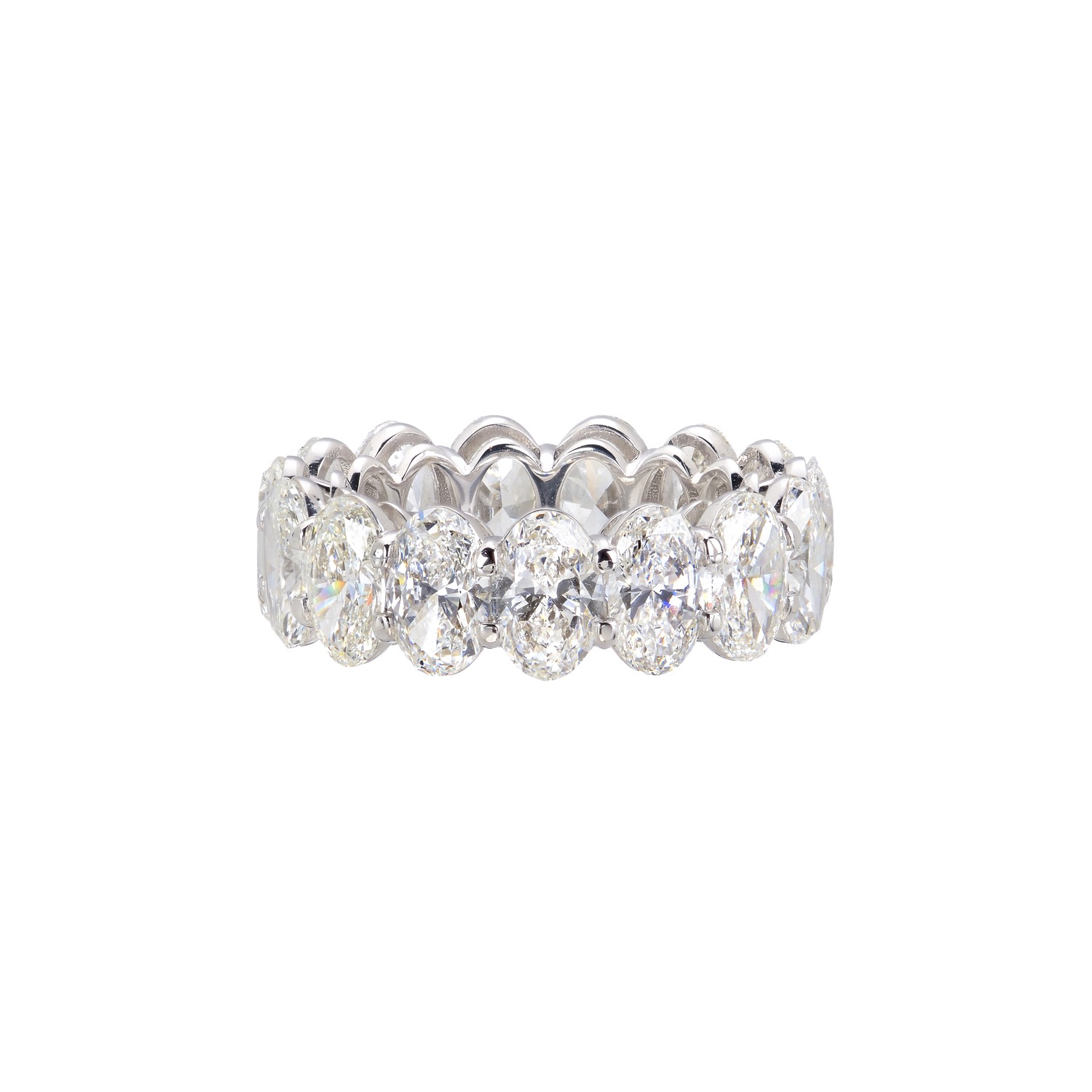 ETERNITY DIAMOND RING 18K WHITE GOLD