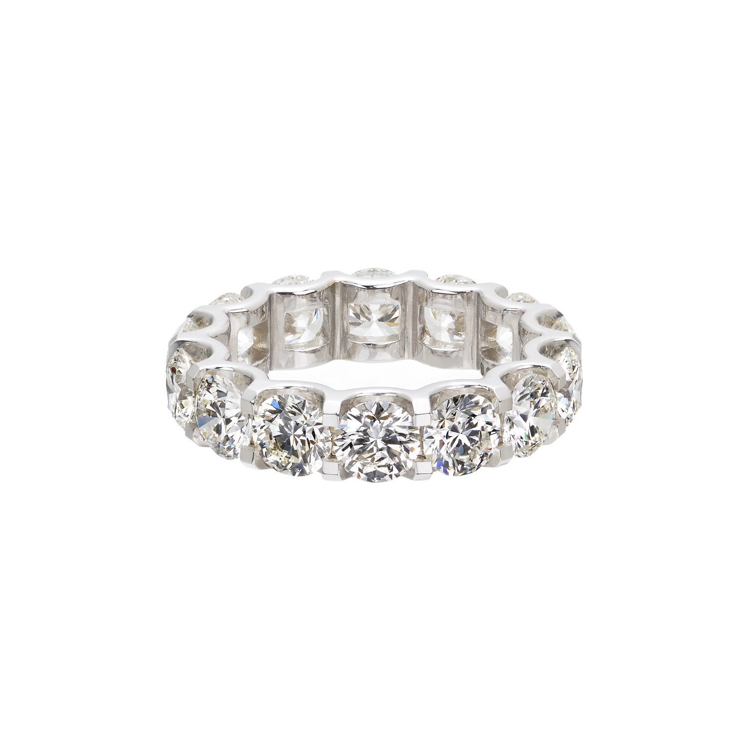 ETERNITY DIAMOND RING 18K WHITE GOLD