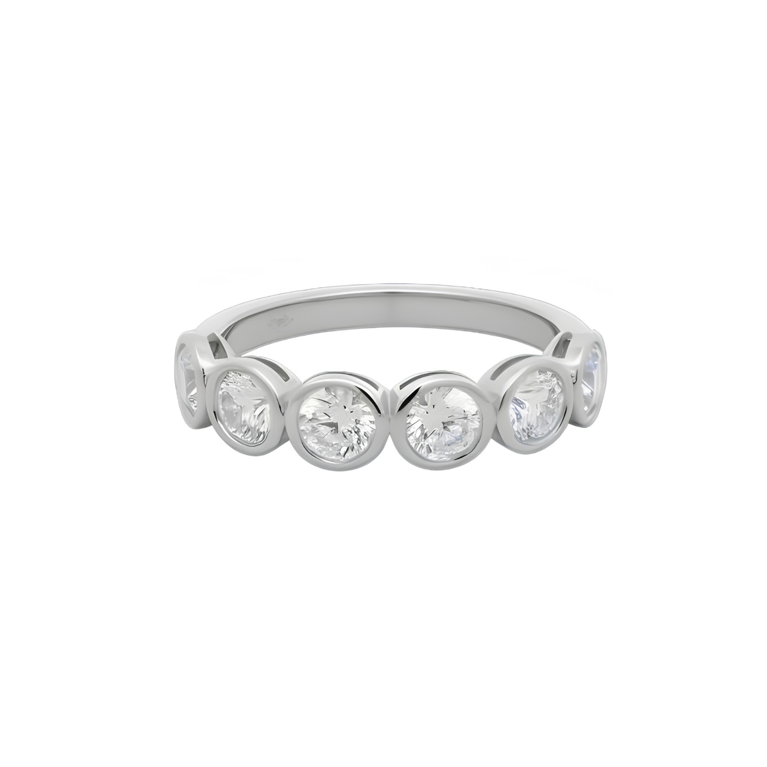 K18 WHITE GOLD RING WITH DIAMOND
