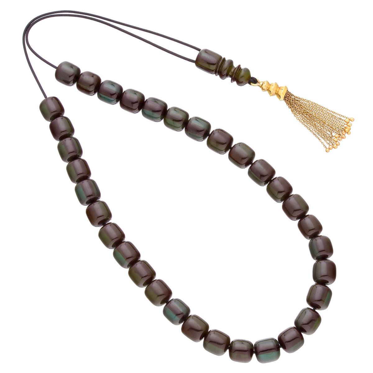 WORRY BEADS WITH FATURAN K18 YELLOW GOLD