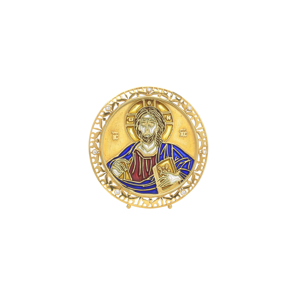 TABLEWARE IMAGE OF JESUS K18 YELLOW GOLD