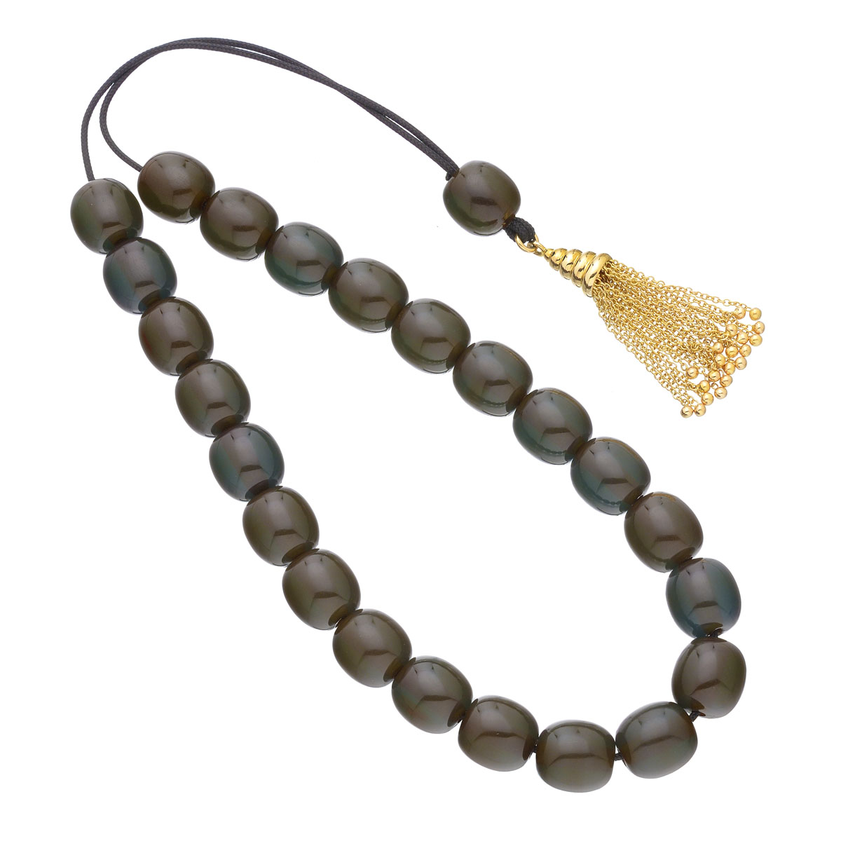 WORRY BEADS WITH FATURAN K18 YELLOW GOLD