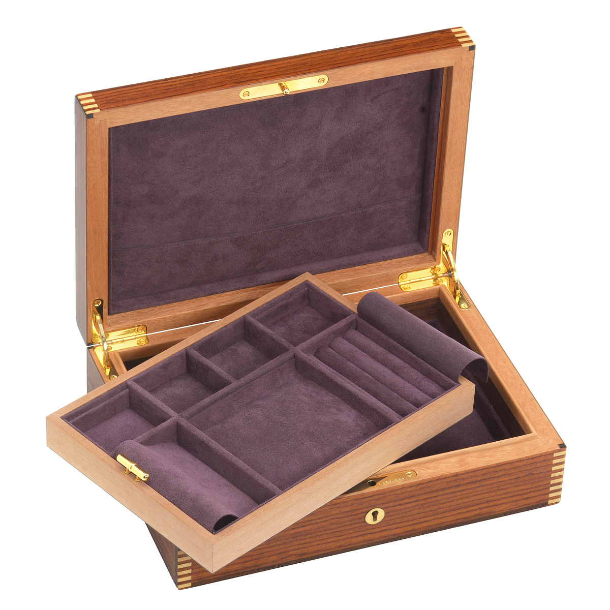 WOODEN JEWELLERY BOX