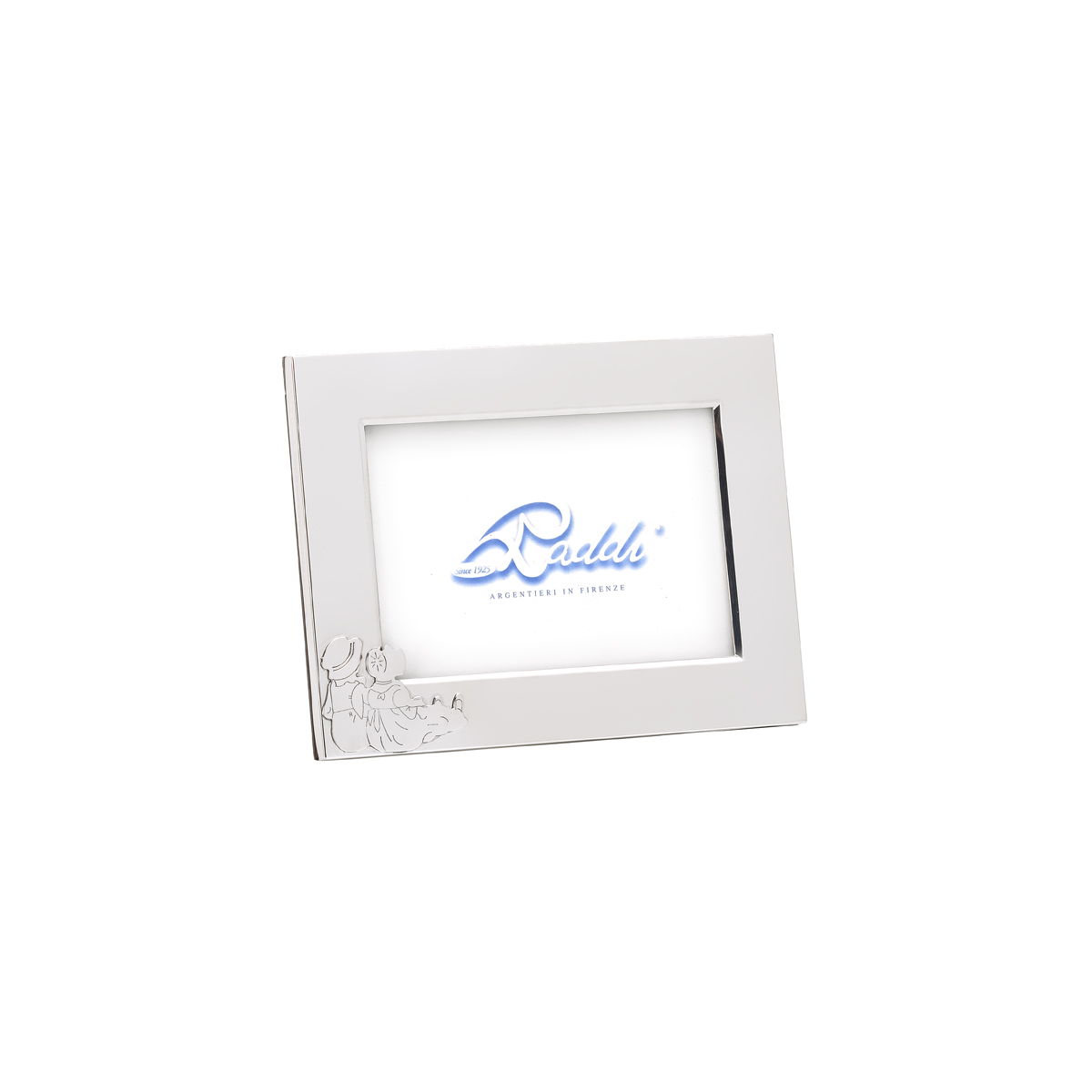 SILVER FRAME WITH BOY AND GIRL