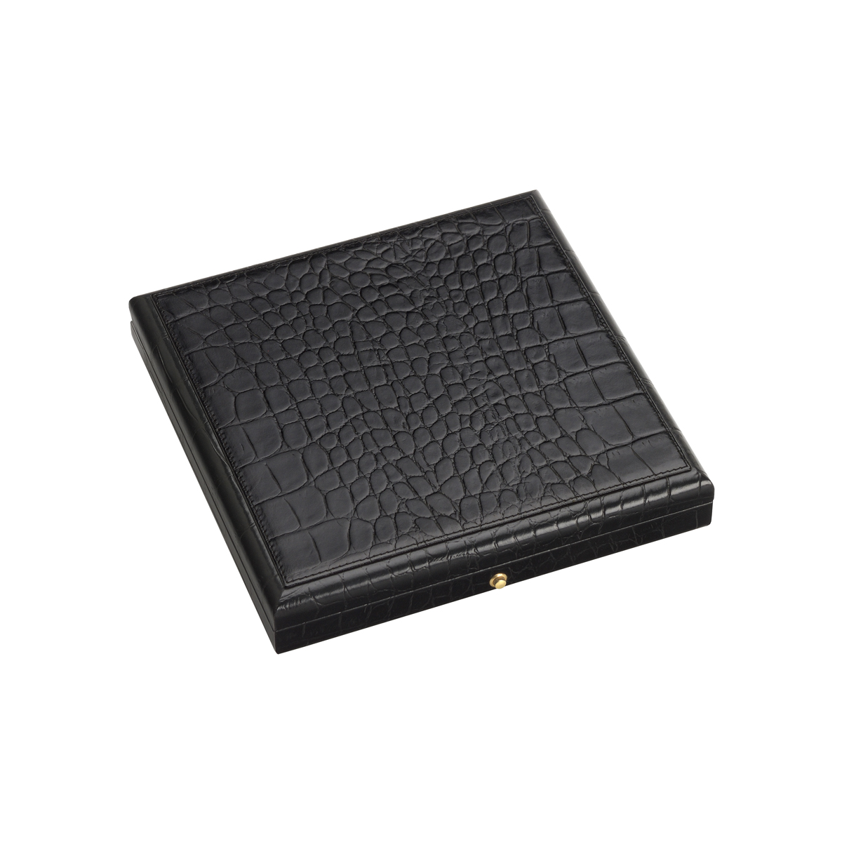 DAVIDOFF HUMIDOR LEATHER CIGAR CASE BLACK