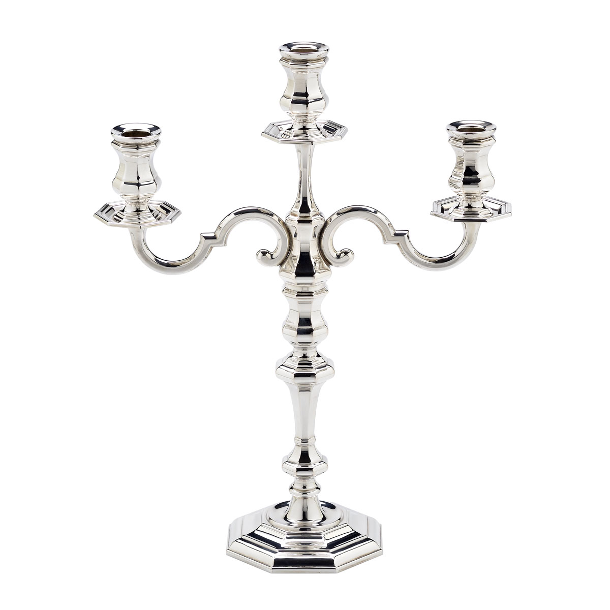 CANDLE HOLDER SILVER